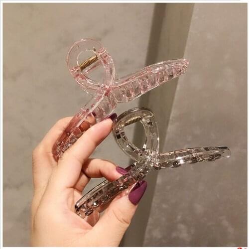 Dodo Lip Acrylic Hair Claws Clip Hair Accessories For Woman Large Size Barrette Crab Clips Ladies Fashion Claw Clips Headwear