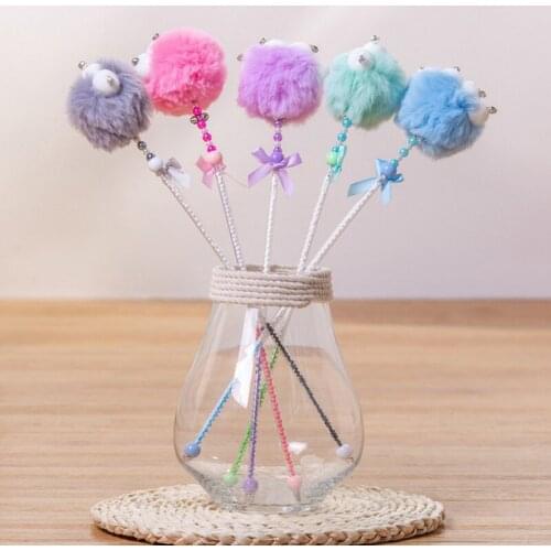 1Pcs Cat Teaser Toy Pet Cat Interactive Toys Wand Cat Catcher Teaser Stick Cat Kitten Toys Rod Mouse Toy for Cats Kitten