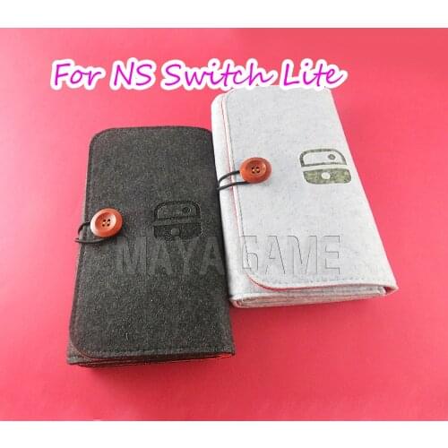 15pcs For Nintend Switch Lite Carry Case Portable Felt Pouch Bag Accessory for NS Switch Lite Console Storage 5 Game Cards