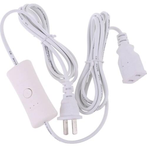 60W US Plug 2-prong AC Power Supply Extension Cable Adapter With Timing switch B85B