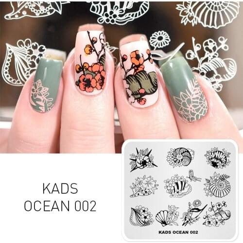 AriesLibra Nail Art Template Stamp Plate Flowers Pattern Image Stamping Polish Print Manicure Tool Nail Stencil