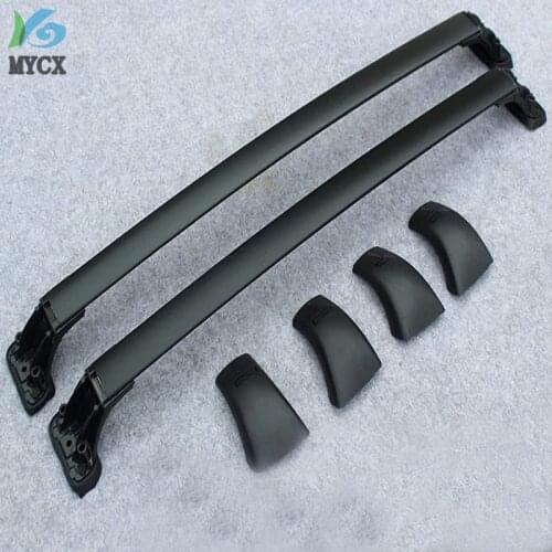 Black For Toyota Highlander Kluger 2014 2015 2016 2017 2018 2019 baggage luggage roof rack cross bar crossbar roof rail