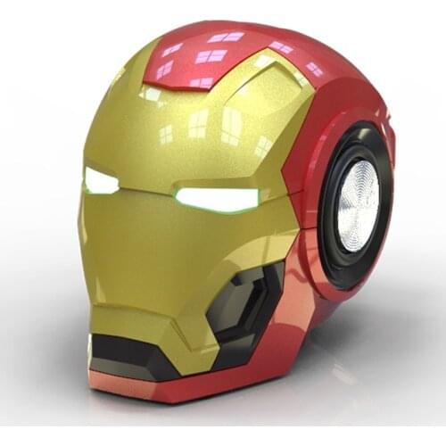 Cartoon Character Model Bluetooth Speaker Portable Home Wireless Smart Mini Radio Helmet Type Wireless Card Music Player