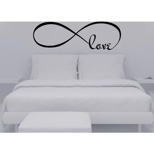 DIY Black ''Love"Quotes Wall Stickers Romantic Wedding Room Bedroom Decoration Ceiling Stickers Wall Decals Poster Murals