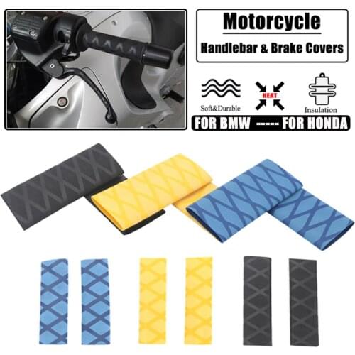 For BMW R1250GS R1200GS ADV F900XR F750GS G310GS G310R S1000RR R9T Non-slip Heat Shrink Grips Handlebar Rubber Covers Universal
