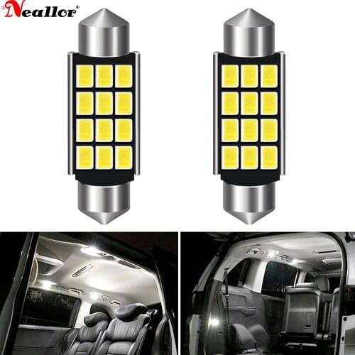 Festoon 36mm LED Bulb C5W C10W 2835 SMD Canbus Car Interior Light Dome Lamp For Mercedes benz W211 W210 W124 W212 W204 W203 W205