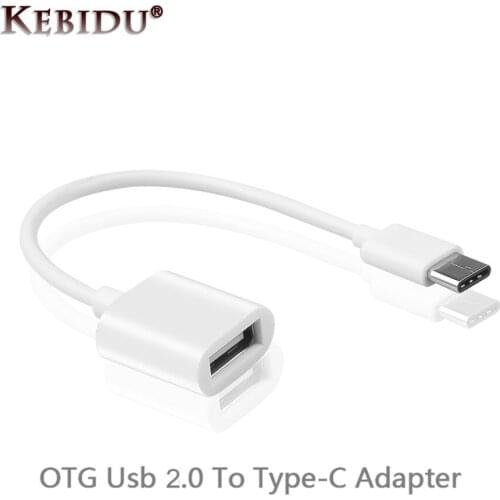 Type-C OTG Adapter Cable for Samsung S10 S10+ Xiaomi Mi 9 Android MacBook Mouse Gamepad Tablet PC Type C OTG USB 2.0 Cable