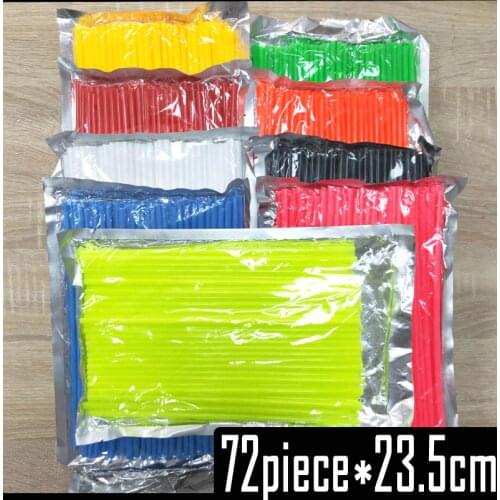 72 piece Motocross Dirt Bike Off road Wheel RIM SPOKE Shrouds SKINS For tmax 500 cbr f3 nc700x exc 250 for Enduro