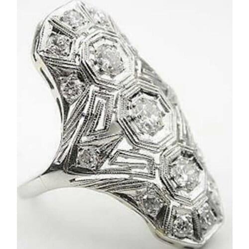 Engagement Promise Gothic Ring Vintage Luxury Brand Wedding Rings For Women Love Promise Men Fashion Couple Rings Men Jewelry