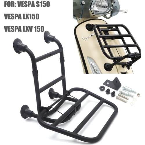 For Piaggio Vespa S150 LX150 LXV150 2014-2018 Front Luggage Rack Bracket Motorcycle Parts