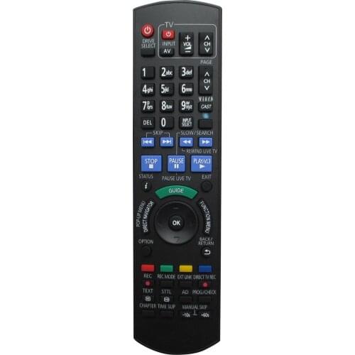 Remote Control For Panasonic N2QAYB000124 N2QAYB000125 DMR-EH575 N2QAYB000293 DMR-XW300 DMR-XW400 DVD Recorder