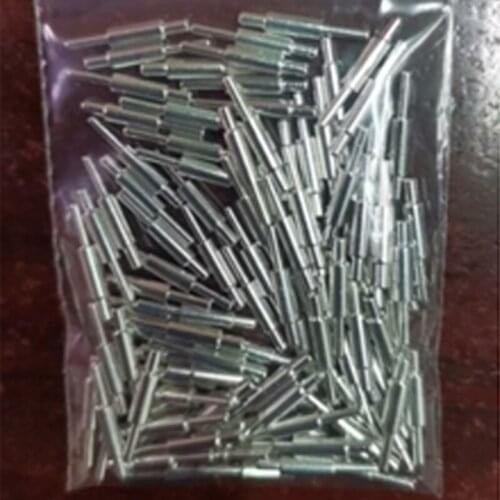 21pcs D1mm*12.4mm*2mm*4.5mm module power pin Cylindrical head cap straight needle tin-plating