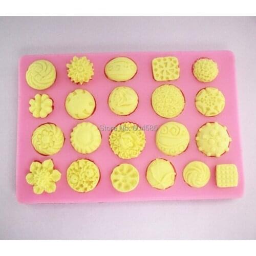 FLORAL BUTTONs Silicone Mould, Sugarcraft Food Grade Icing lace Mold, non stick Sugar paste, Chocolate, Fondant, Butter, Resin