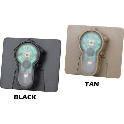 Tactical Signal Light Velcro System Outdoor Waterproof Rescue Signal Lamp For Hunting Bag Vest Helmet Bicycle Strobe Light