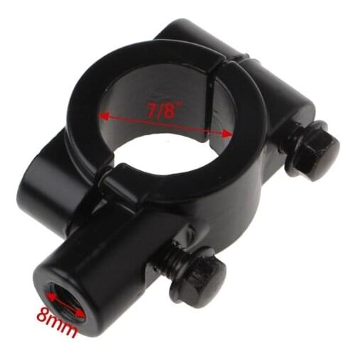 Universal Motorcycle Bike 7/8" Handle Rearview Mirror Mount Holder Adaptor 8MM Dropshipping