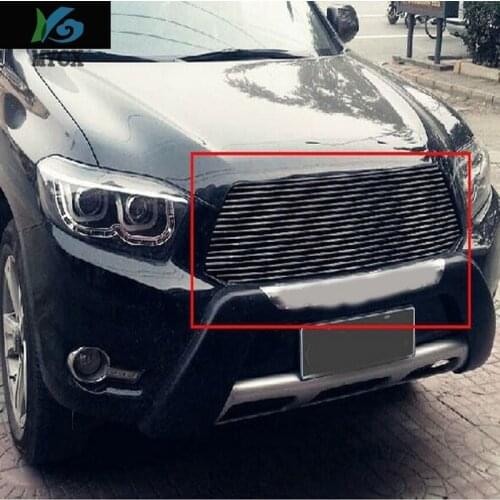 High quality stainless steel Front Grille Around Trim Racing Grills Trim For toyota Highlander