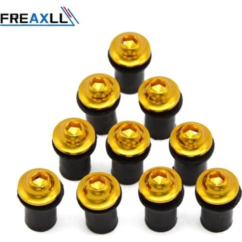 10pcs Motorcycle Windscreen Windshield Bolts Screw For Yamaha MT 03 07 09 10 FZ07 FZ09 TMAX 530 2013 2014 2015 2016