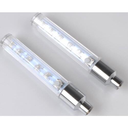 2PCS/PACK Multi Color Bike Motorcycle Tire Wheel Light 5 LEDs Different Color Change Tire Light With Batteries