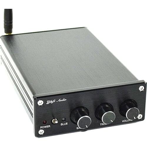 KYYSLB DC30-46V 2.1 channel 4.2 Bluetooth Power Amplifier TPA3255 300W+150W*2 Class D Mini Digital Amplifier