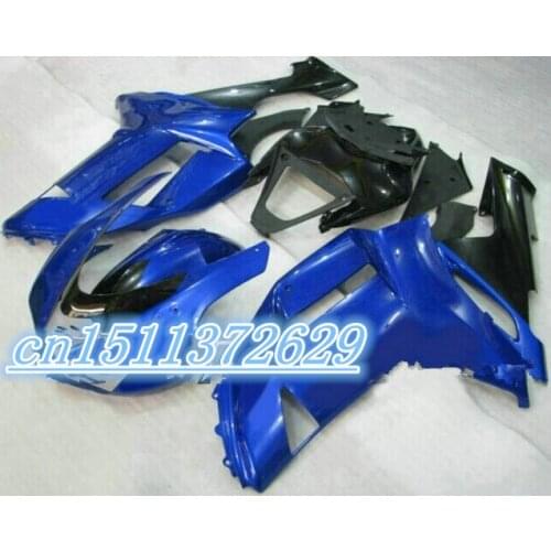 Dor-molding fairing kit for Kawasaki ZX6R 07 08 blue black ninja 636 new aftermarket zx 6r 2007 2008 fairings D