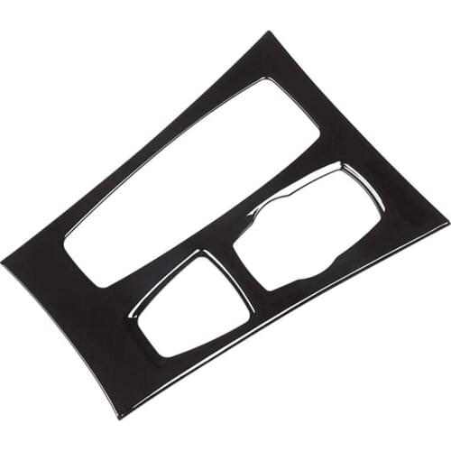 Glossy Black ABS Plastic Car Central Control Gear Shift Panel Cover Trim for -BMW X5 E70 2008-13 Models