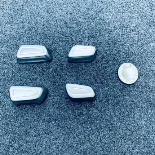 For Toyota Highlander 2021 2022 ABS Car Seat Adjustment Switch Knob Button Control Covers Trims Interior Molding Accessories