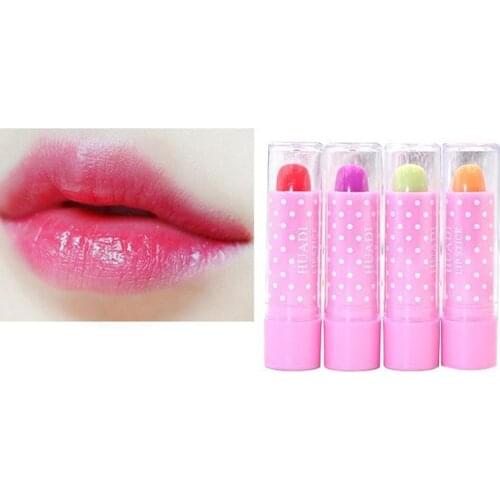 1Pcs Natural High Moisture Lips Care Temperature Change Color Anti-aging Protection Magic Lip Balm Discolor Lipstick