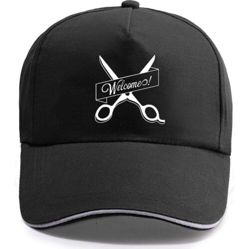 New Summer Haircut Shavers barber shop Baseball Cap Unisex Women Men Cotton Hairdresser Hat Snapback Hats Trucker Caps