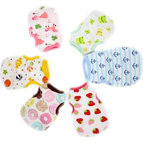 New Cartoon Pet Dog Clothes Summer Cotton Puppy T Shirt Clothing for Small Dogs Chihuahua French Bulldog Shirt Vest Cat Costume