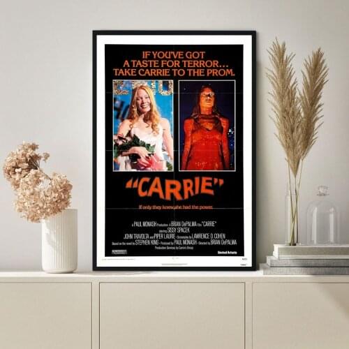 Carrie Poster Classic Hot Sale Movie Canvas Art Print Poster Wall Painting Home Decoration (No Frame)