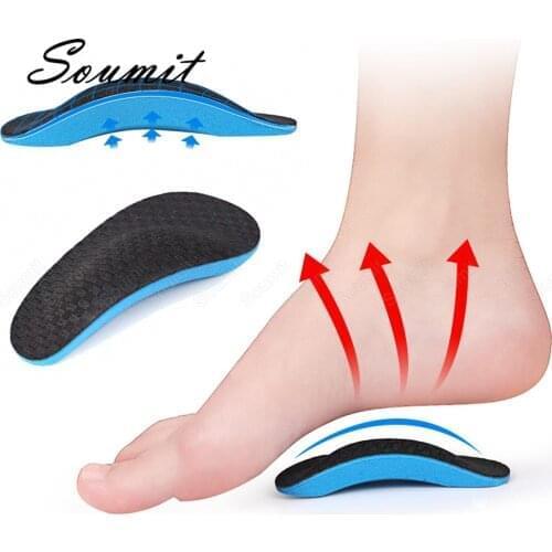 Arch Support Insoles for Flat Foot Correction High Arch Cushion Orthopedic Shoe Pads Plantar Fasciitis Pain Relief Foot Care Pad