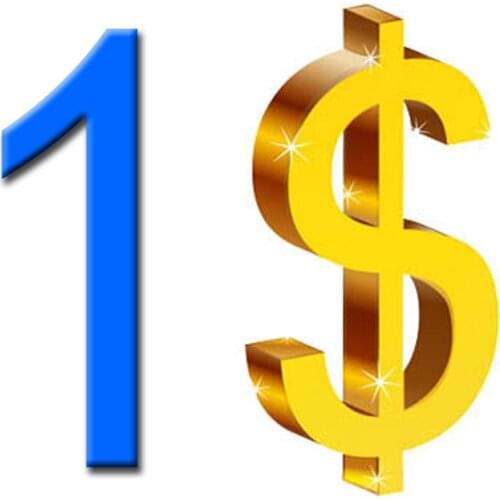 Suplemento de recargo por diferencia de precio, costos adicionales (si 10 USD, por lo que debe introducir 10 Uds. Cantidades a p