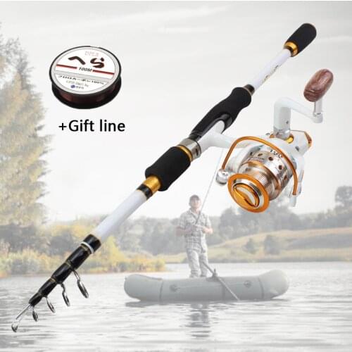 1.8m 2.1m 2.4m 2.7m Telescopic Fishing Rod Ultralight Weight Spinning/Casting Fishing Rod Carbon Fiber Fishing Rod