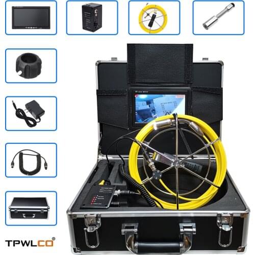 20-50M Waterproof Industrial Endoscope Underwater Pipe/Sewer/Drain Wall Inspection Camera System 23mm Camera Head