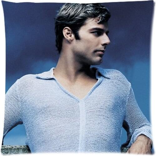 2018 Pillow Case 45*45cm Ricky Martin Polyester Cushion Case Sofa Waist Throw Cushion Cover Home Car Decor