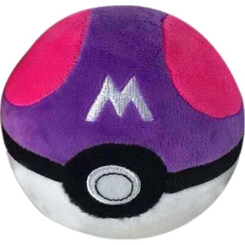 5 Inch Pokeball Plush Toys Anime Cartoon Dolls Master Ball Toys for Children