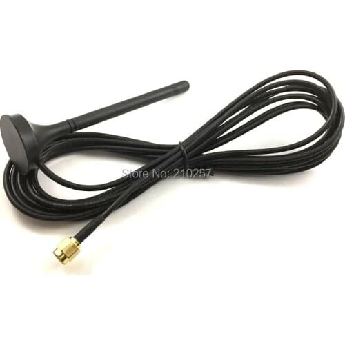 5pcs 3dBi 700-2700MHz 3G 4G Antenna Sma Connector for GSM GPRS 3G 4G Extension Cable 3M RG174