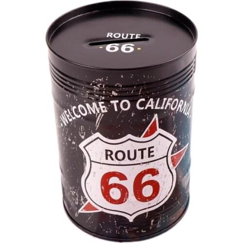 American Money Box Kids Piggy Bank Cash Box Coin Large Capacity Metal Save Money Jar Safe Saving Box Alcancias Home Decor FP006