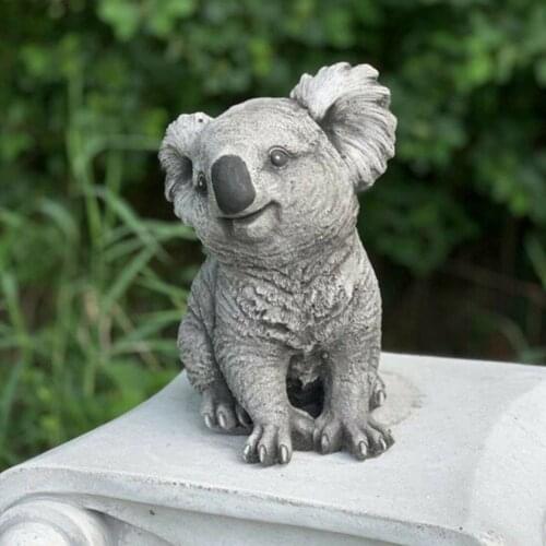 Decorative Garden Statue Resin Art Craft Koala Figurine Sculpture Housewarmging Gift