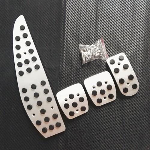 TTCR-II Gas Brake Clutch Footrest Fuel Pedal Pad KIT For Volvo S40 AT Automatic MT Manual Car Sticker Styling Cover Accessories