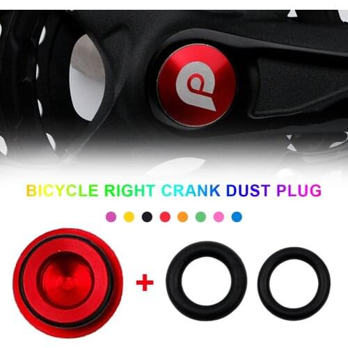 MTB Bicycle Chainwheel Crank Cover Aluminum Alloy Crank Dustproof Plug For M610 Road Bike Crankset Covers Chainwheel Cap