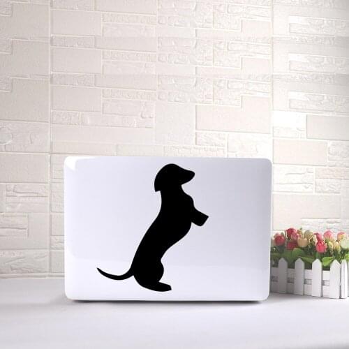 Fashion Laptop Sticker Dog Art Pattern Vinyl Decal Black Laptop Stickers For Macbook Air Laptop skin decoration