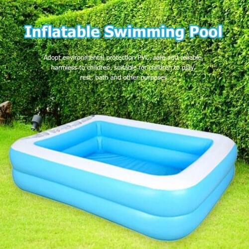 Inflatable Swimming Pool Enhanced Hot Melt Technology Leak-Proof Swimming Pool 110CM Suitable for Outdoors Home Use