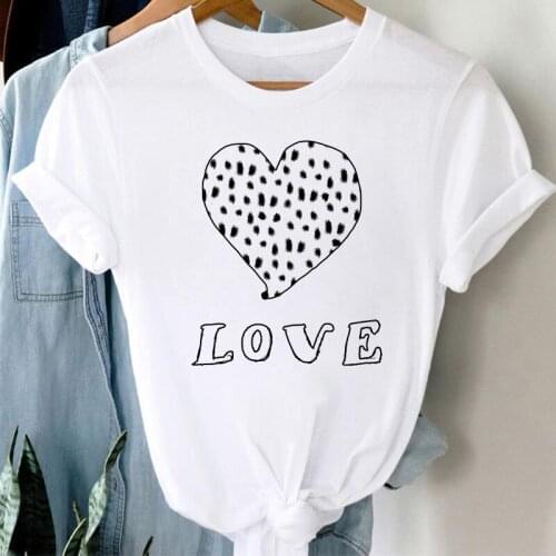 2021 New White T Shirt Short Sleeve T-shirt Womens Tshirt Women Summer Fashion Style Loose S-4XL Tees Ladies Clothes