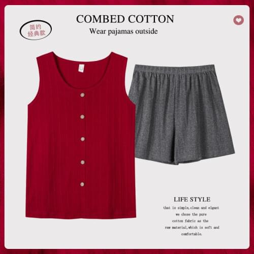 Pijamas Women Sexy Underwear Set Summer Clothes Nighty for Ladies Cotton Sleepwear Shorts Home Suit Vest Pyjama Trousers