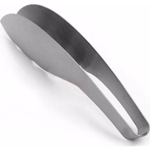 Portable Stainless Steel Kitchen Tongs BBQ Clip Salad Bread Food Serving Utensil Clips