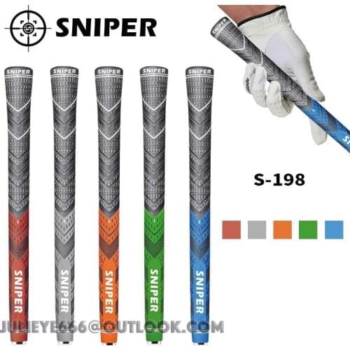 SNIPER 13pcs/Lot Golf Club Grip Carbon Yarn Rubber Golf Grip 5 Colors