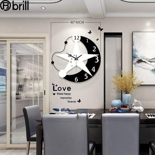 Home Decoration Special Art Design Wall Clocks Bedroom Nordic Childrens Fashion Clock Cartoon Creative Living Room Ornaments