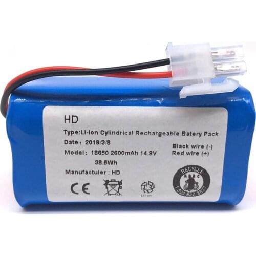 14.8 V 2800 Mah Robot Vacuum Cleaner Replacement Battery Pack For Chuwi Ilife V7 V7s Pro Robotic Sweeper