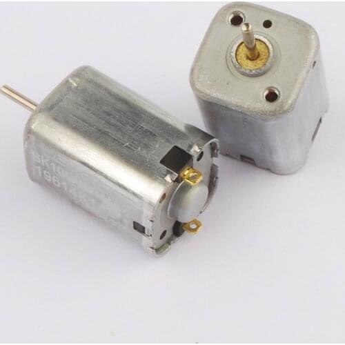 8pcs Strong magnetic 10*10MM square Micro motor large torque mini six pole 6V-9V dc 9700-14700 rpm
